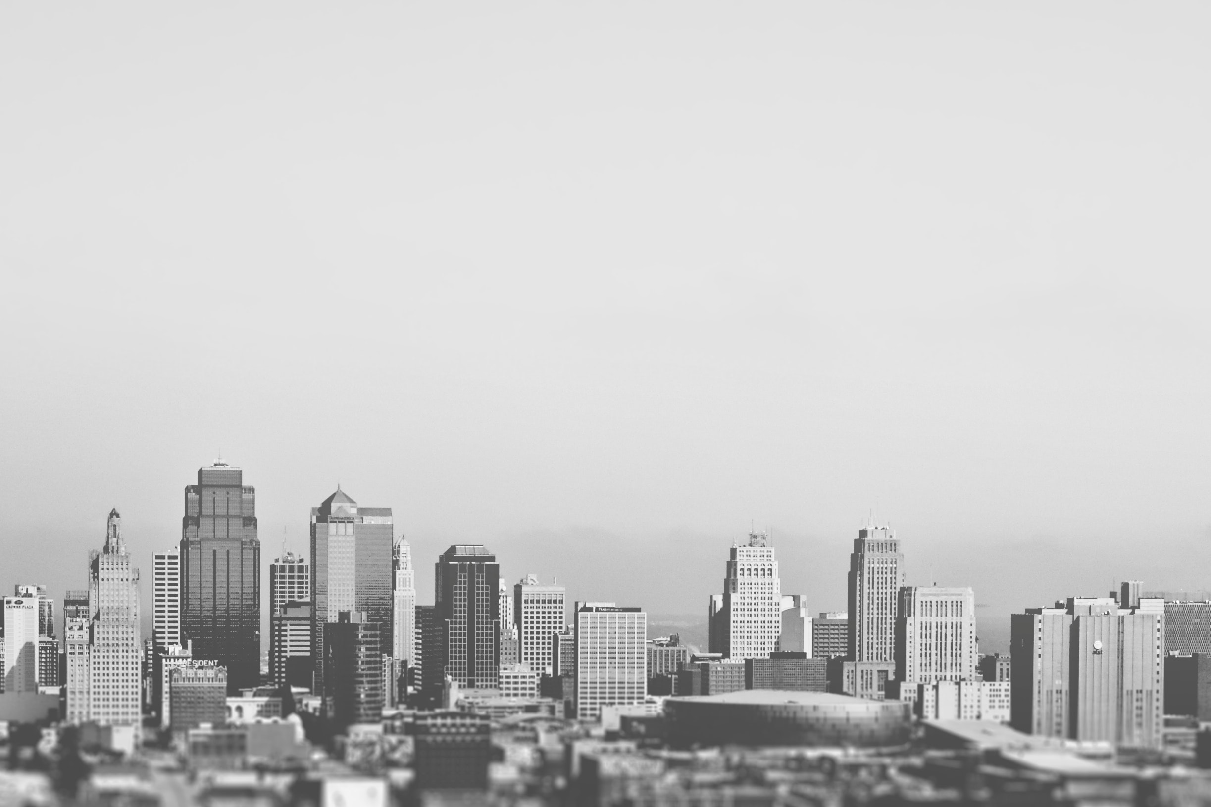 Modern buildings